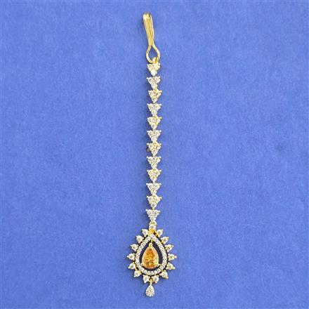 Cz Delicate Tikka With 2 Tone Plating