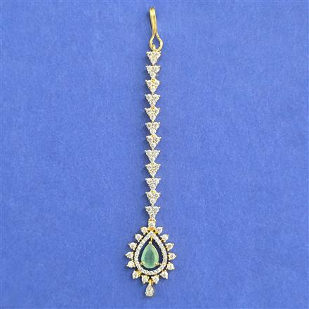 Cz Delicate Tikka With 2 Tone Plating