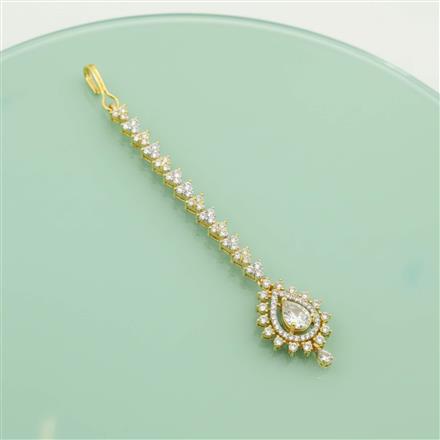 Cz Delicate Tikka With 2 Tone Plating