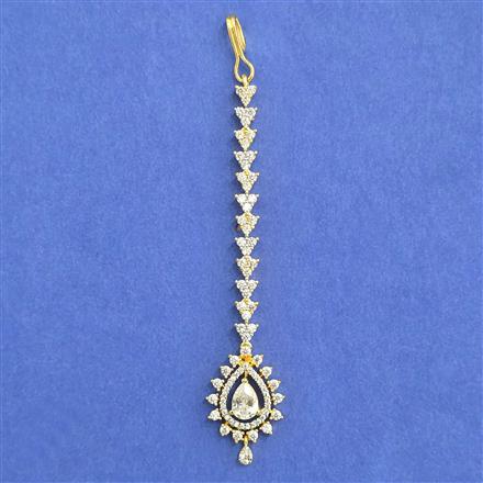 Cz Delicate Tikka With 2 Tone Plating