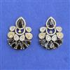 Cz Classic Earring With 2 Tone Plating