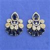 Cz Classic Earring With 2 Tone Plating