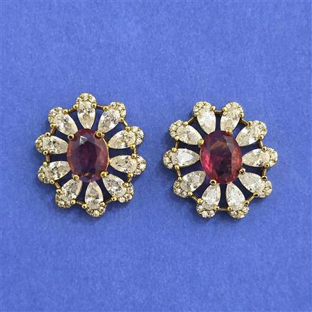 Cz Tops With Mehndi Plating