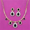 Cubic Zirconia Classic Necklace With 2 Tone Plating