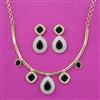 Cubic Zirconia Classic Necklace With 2 Tone Plating