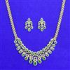Cubic Zirconia Classic Necklace With 2 Tone Plating