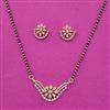 Cubic Zirconia Classic Mangalsutra With 2 Tone Plating