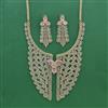 Cubic Zirconia Classic Necklace With 2 Tone Plating