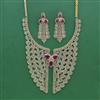 Cubic Zirconia Classic Necklace With 2 Tone Plating