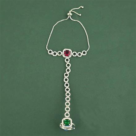 Cz Classic Hath Pan With Rhodium Plating