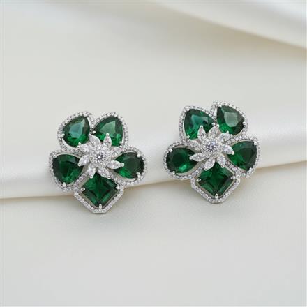 American Diamond Tops With Rhodium Plating