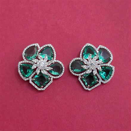 American Diamond Tops With Rhodium Plating