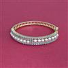 American Diamond Moti Kada With 2 Tone Rhodium Plating
