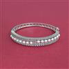 American Diamond Moti Kada With 2 Tone Rhodium Plating
