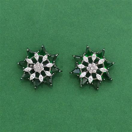 American Diamond Tops With Black Plating