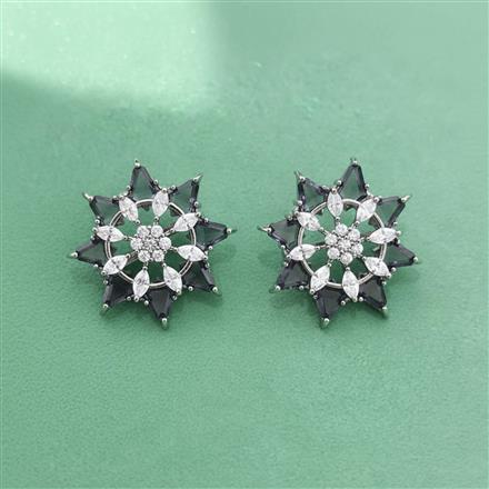 American Diamond Tops With Black Plating