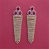 American Diamond Classic Earring With 2 Tone Plating