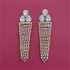 American Diamond Classic Earring With 2 Tone Plating