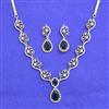 American Diamond Classic Necklace Set With 2 Tone Plating