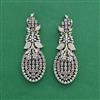 American Diamond Classic Earring With Mehndi Plating