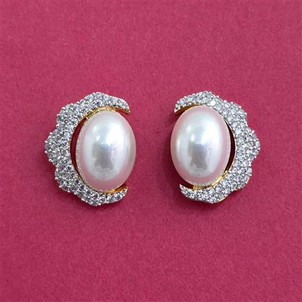 American Diamond Tops With 2 Tone Rhodium Plating