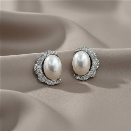 American Diamond Tops With 2 Tone Rhodium Plating