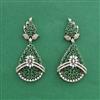 American Diamond Classic Earring With Mehndi Plating