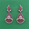 American Diamond Classic Earring With Mehndi Plating