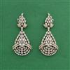 American Diamond Classic Earring With Mehndi Plating