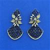 American Diamond Classic Earring With Mehndi Plating