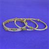 American Diamond Classic Bangles With Gold Plating