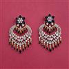 American Diamond Classic Earring With 2 Tone Plating