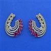 Cz Classic Earring With Mehndi Plating
