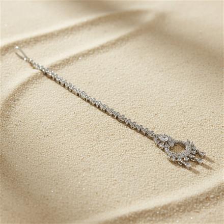 Cz Classic Tikka With 2 Tone Rhodium Plating