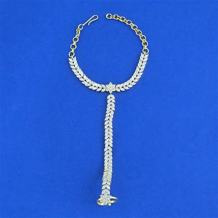 Cz Classic Hath Pan With 2 Tone Rhodium Plating