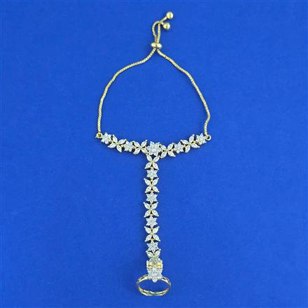 Cz Classic Hath Pan With 2 Tone Rhodium Plating