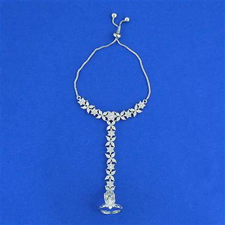 Cz Classic Hath Pan With 2 Tone Rhodium Plating