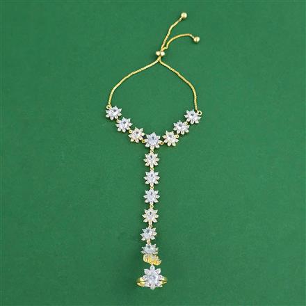 Cz Classic Hath Pan With 2 Tone Rhodium Plating