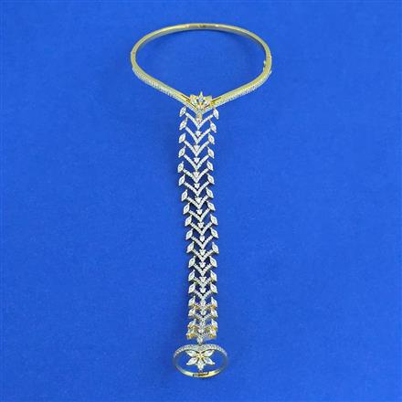 Cz Classic Hath Pan With 2 Tone Rhodium Plating