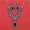 Cubic Zirconia Classic Necklace With Rhodium Plating