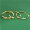 Cz Classic Bangles With Gold Plating