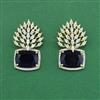 Cz Classic Earring With 2 Tone Plating