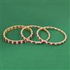 Cz Classic Bangles With Gold Plating