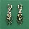 Cz Classic Earring With Mehndi Plating