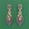 Cz Classic Earring With Mehndi Plating
