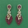 Cz Classic Earring With Mehndi Plating