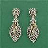 Cz Classic Earring With Mehndi Plating