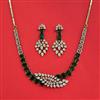Cz Classic Necklace Set With Mehndi Plating