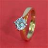 Cz Adjustable Ring With Mehndi 2 Tone Rhodium Plating