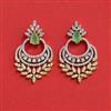 Cz Classic Earring With 2 Tone Plating